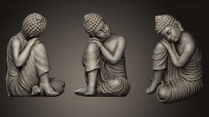 Buddha figurines (STKBD_0037) 3D model for CNC machine